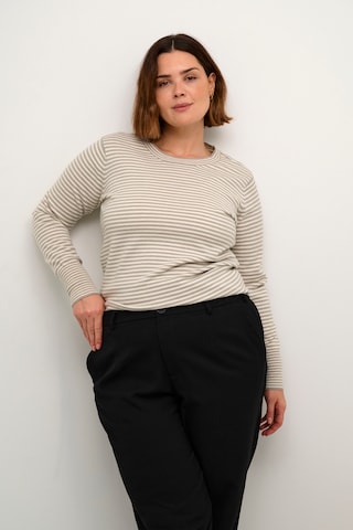 Pullover 'KC Nalia' di KAFFE CURVE in bianco: frontale