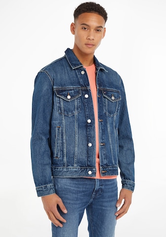 TOMMY HILFIGER Tussenjas in Blauw: voorkant