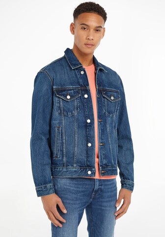 TOMMY HILFIGER - Chaqueta de entretiempo en azul: frente