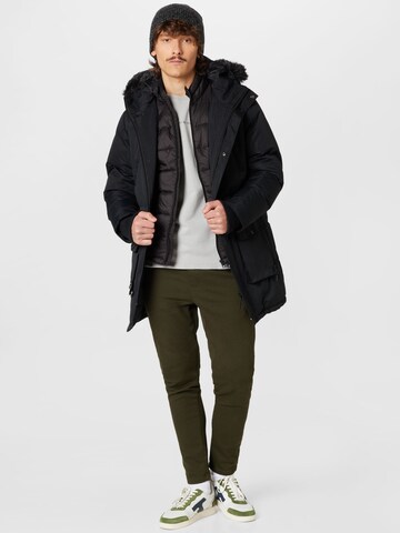 BRAVE SOUL Winter Jacket 'JETHROW' in Black