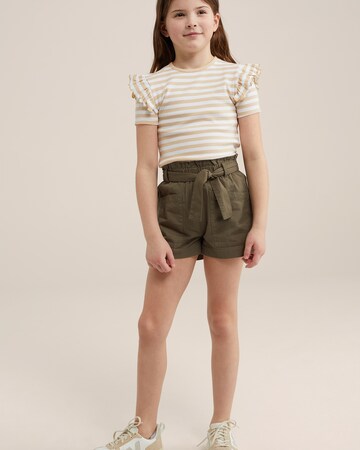 WE Fashion Футболка в Бежевый