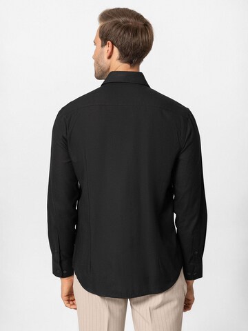 Coupe slim Chemise Antioch en noir