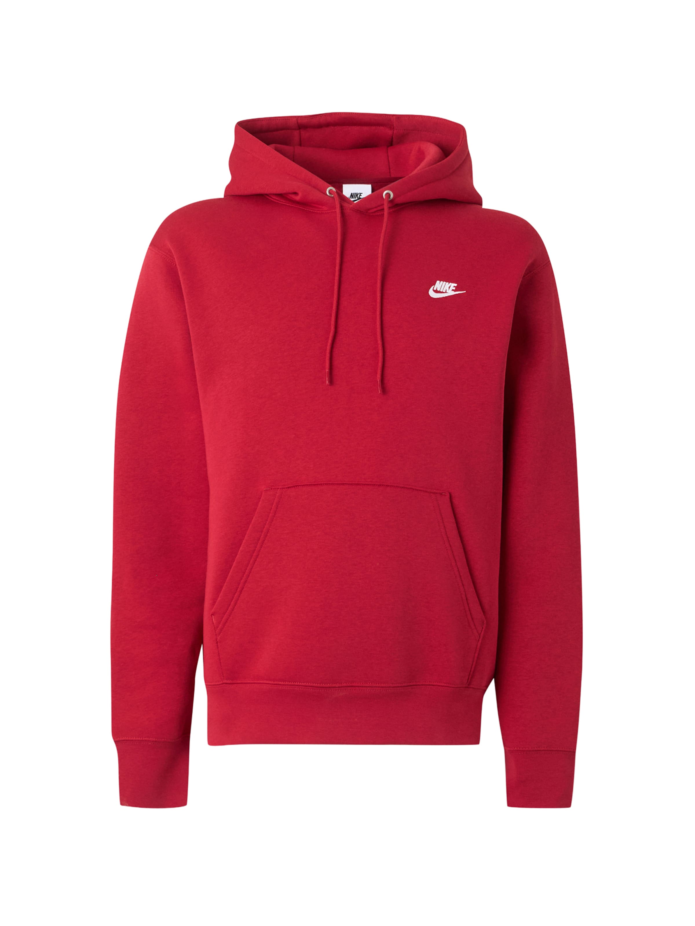 Bluză de molton 'CLUB' de la Nike Sportswear pe roșu: față