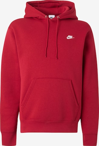 Nike Sportswear Collegepaita 'CLUB' värissä punainen: etupuoli