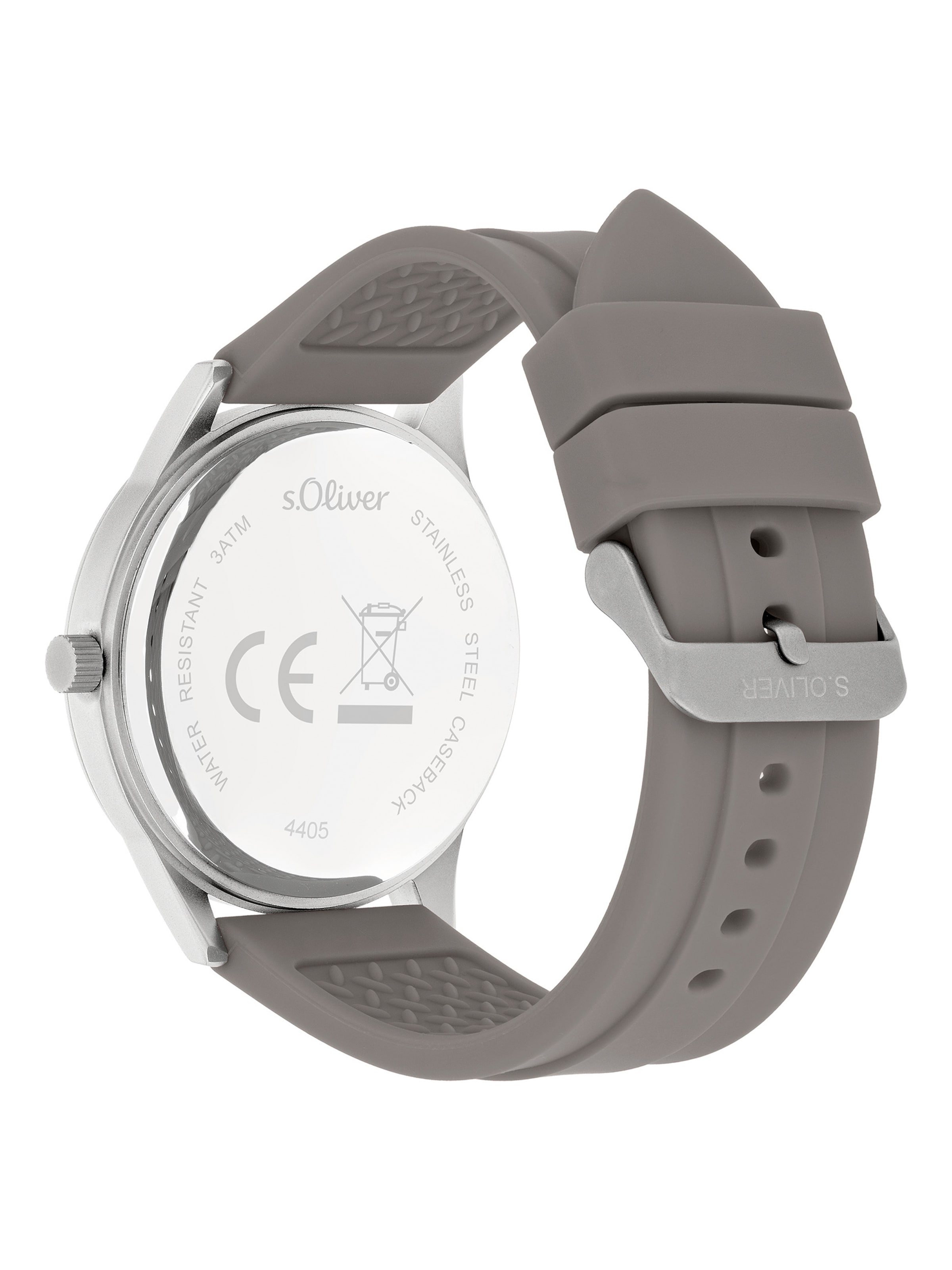 s.Oliver Analoguhr in Grau