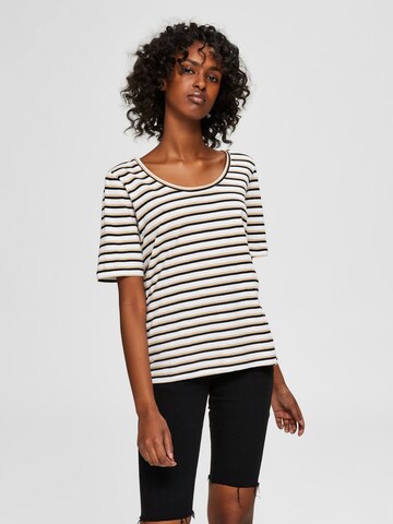 SELECTED Shirt 'Hannah' in White: front