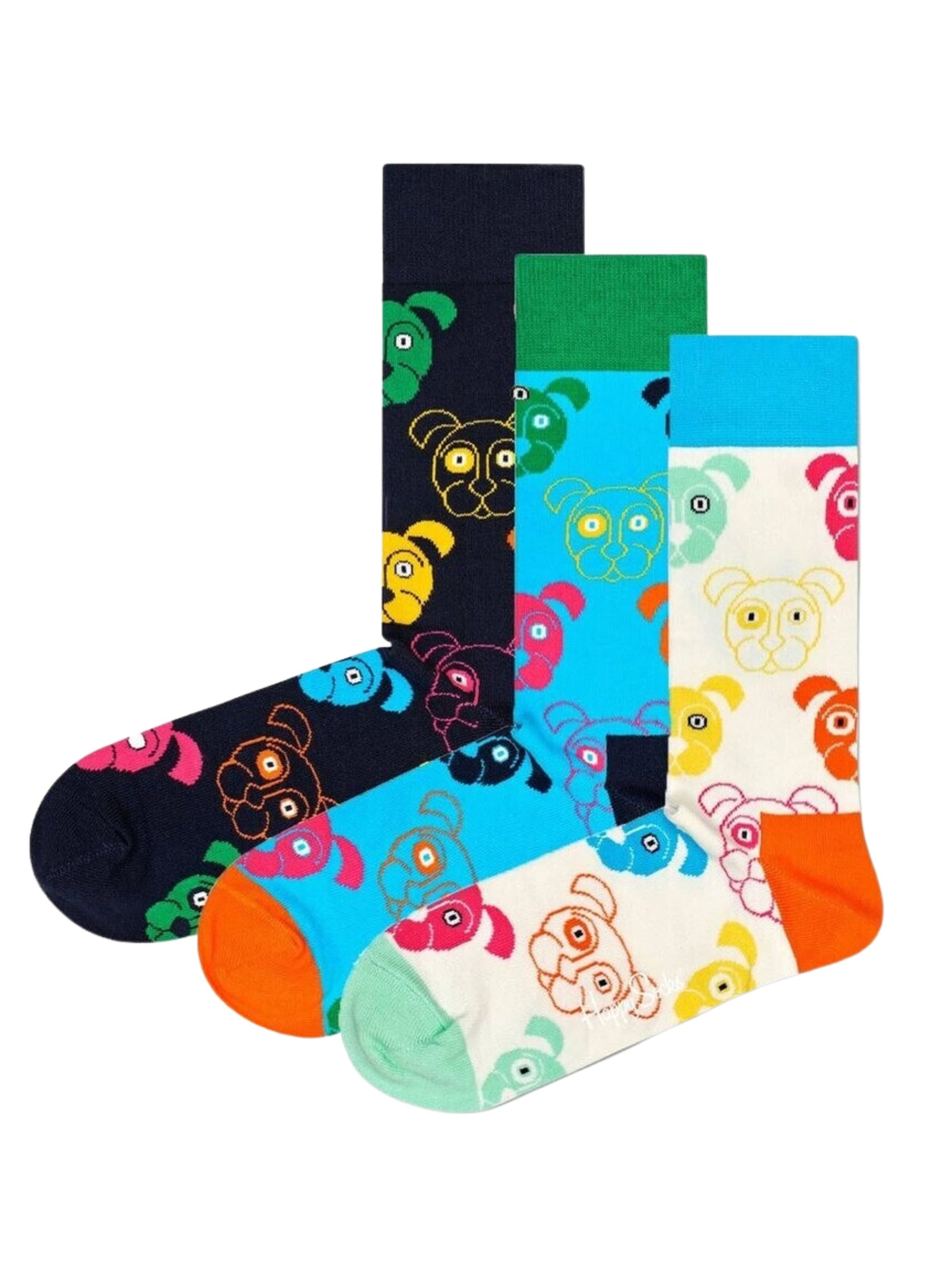Happy Socks Socks '3-Pack - Mixed Dog Socks Geschenkbox' in 36-40 in Mixed colors, Item view