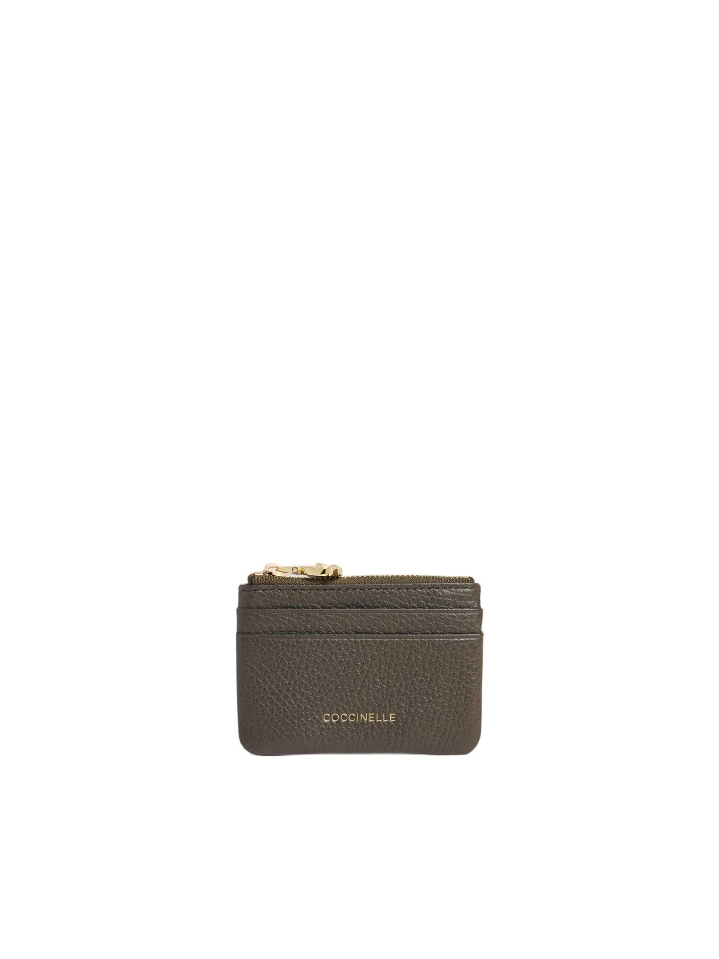 Coccinelle Etui 'C-me Small 1'‌‌ in Grün: Vorderseite