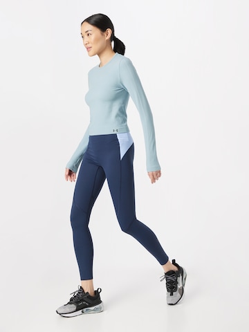 UNDER ARMOUR Funktionsbluse 'Rush' i blå