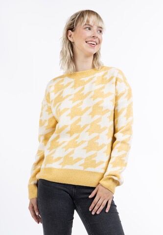 Pullover di MYMO in giallo: frontale