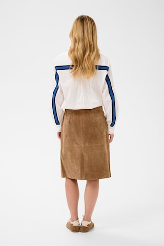 Cream Skirt 'CRFido' in Brown
