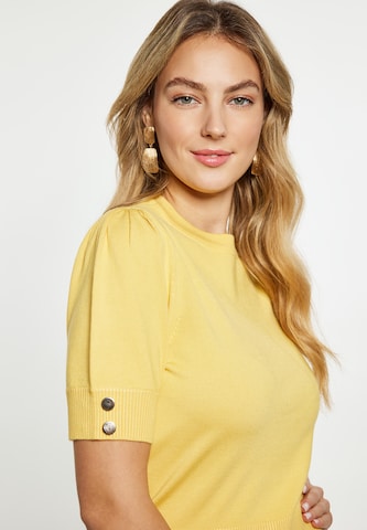 Pull-over faina en jaune