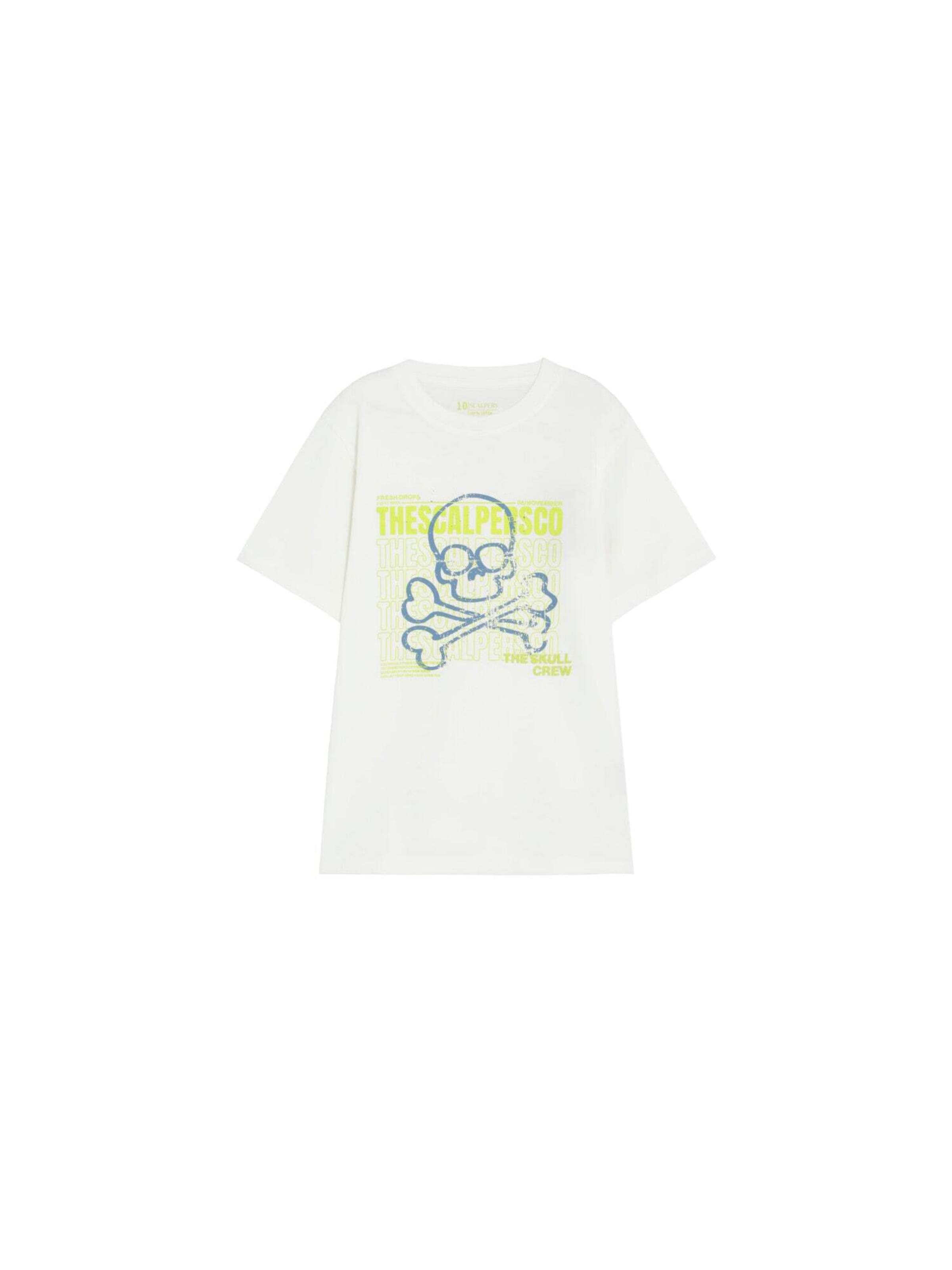 T-Shirt ' ' Scalpers en blanc : devant