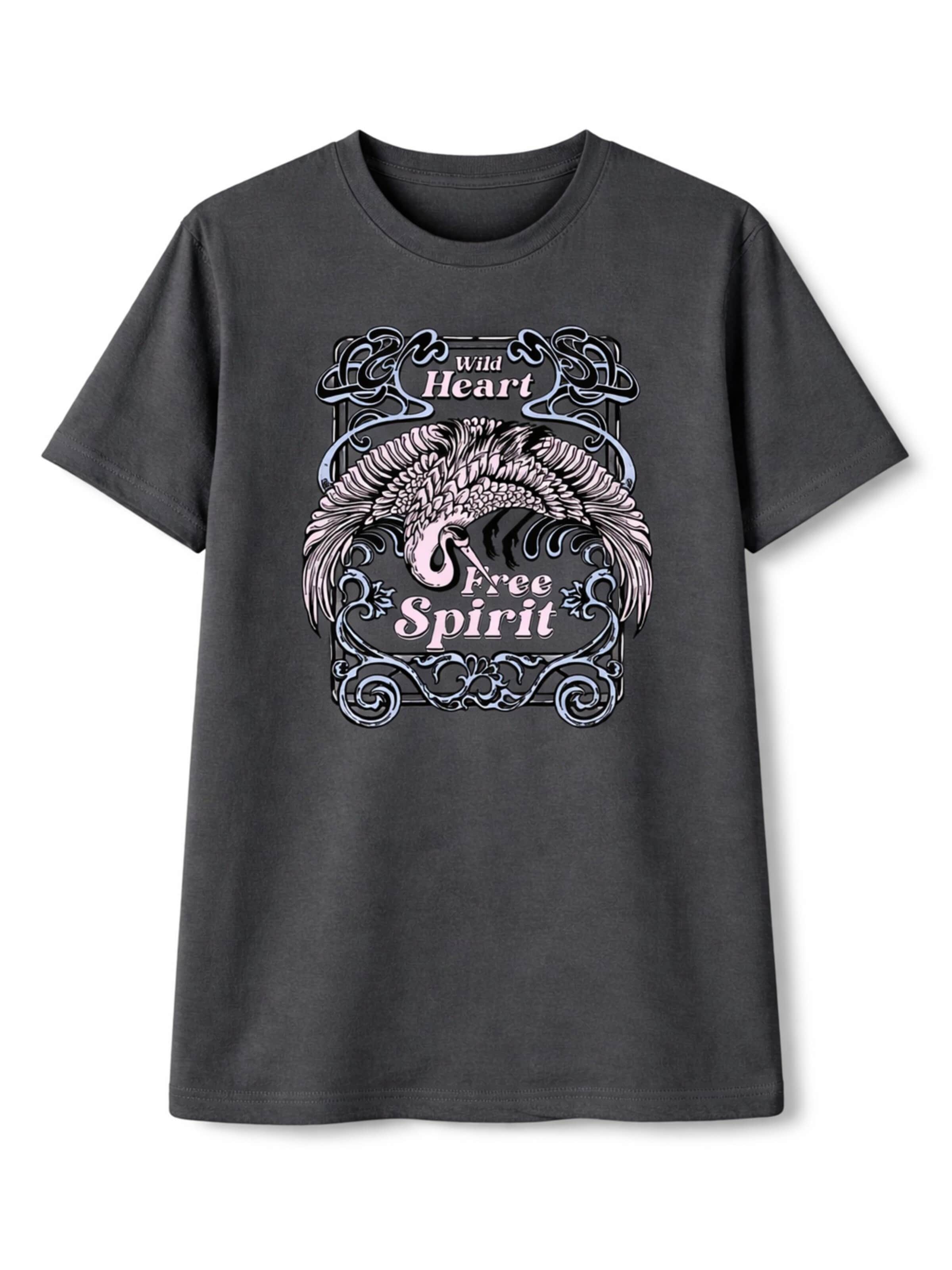 Maglietta 'Leafletic Women’s Short Sleeve T-Shirt' di LEAFLETIC in grigio: frontale