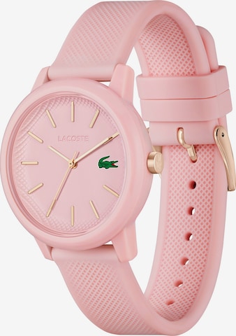 LACOSTE - Relógios analógicos em rosa: frente