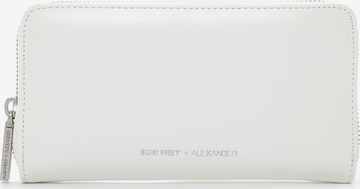 Suri Frey Wallet ' ALEXANDER' in White: front