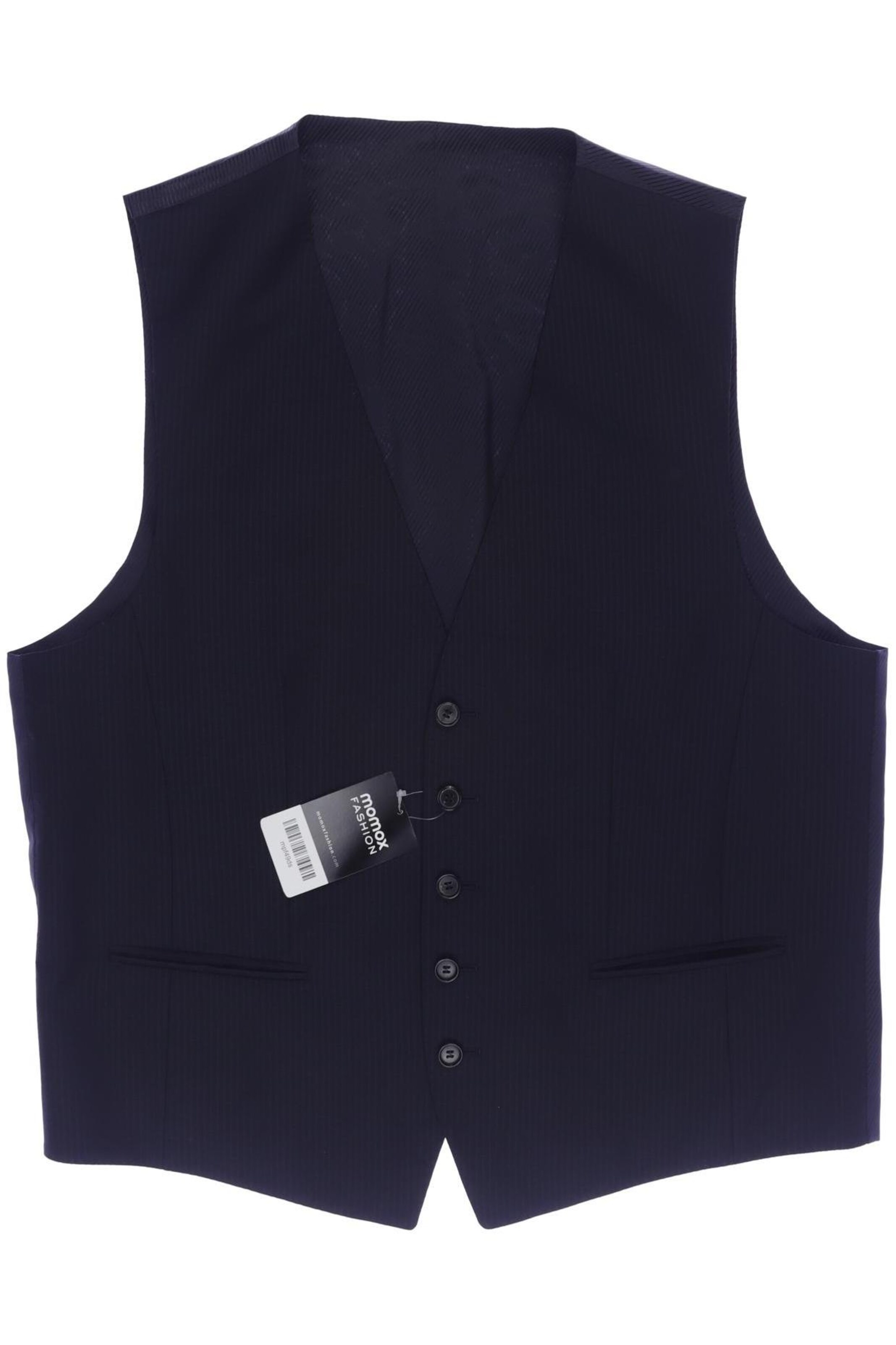 BOSS Black Vest in M-L in Blue: front