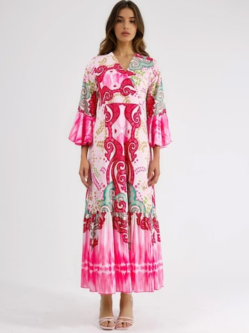 MSN Collection Sukienka w kolorze różowy