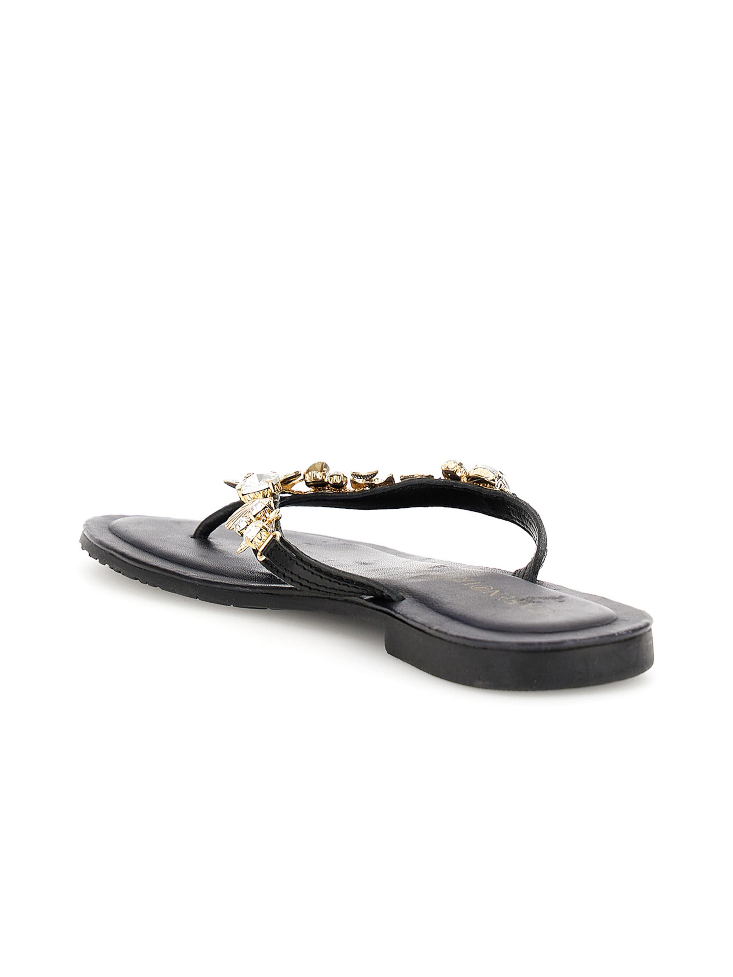 CAFè NOIR T-bar sandals in Black