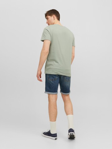 JACK & JONES Slimfit Jeansy 'RICK' w kolorze niebieski