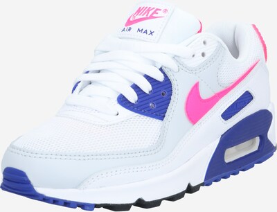 Nike Sportswear Madalad ketsid 'AIR MAX 90' sinine / roosa / valge, Tootevaade