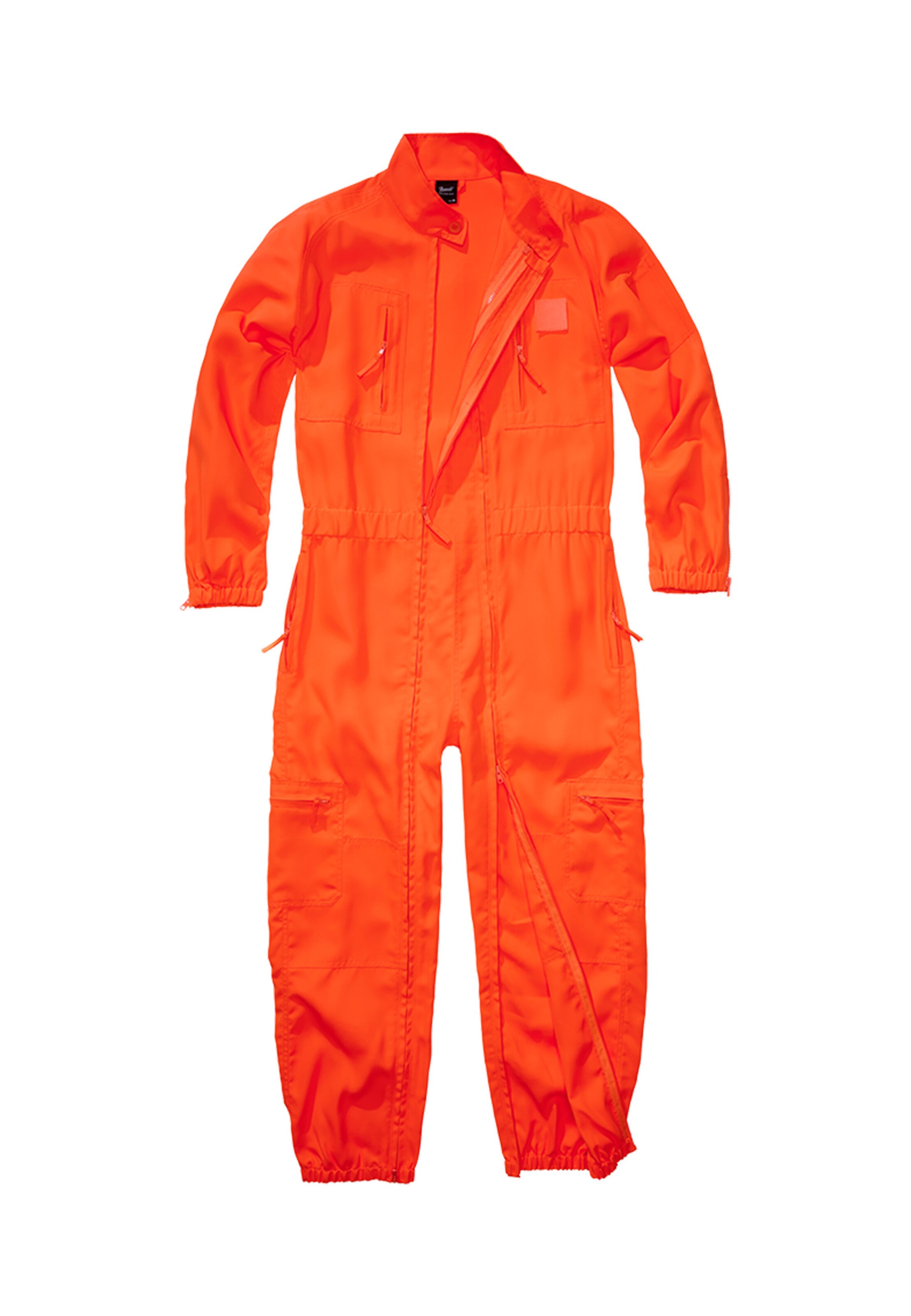 Brandit Tracksuit in Orange: front