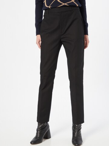 Coupe slim Pantalon 'LAKYTHIA' Lauren Ralph Lauren en noir : devant