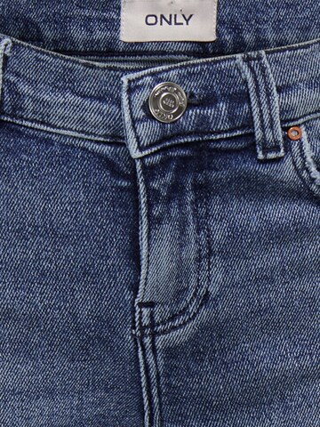 ONLY GIRLS Wide leg Jeans 'Juicy' i blå
