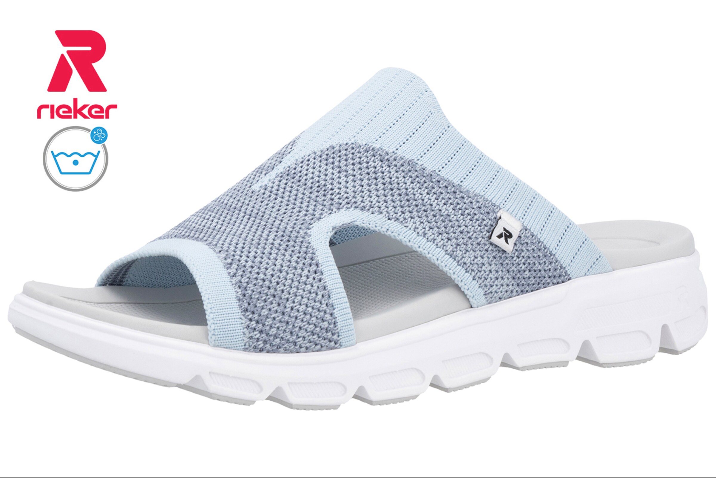 Rieker Sport Mules 'V8451' in Blue