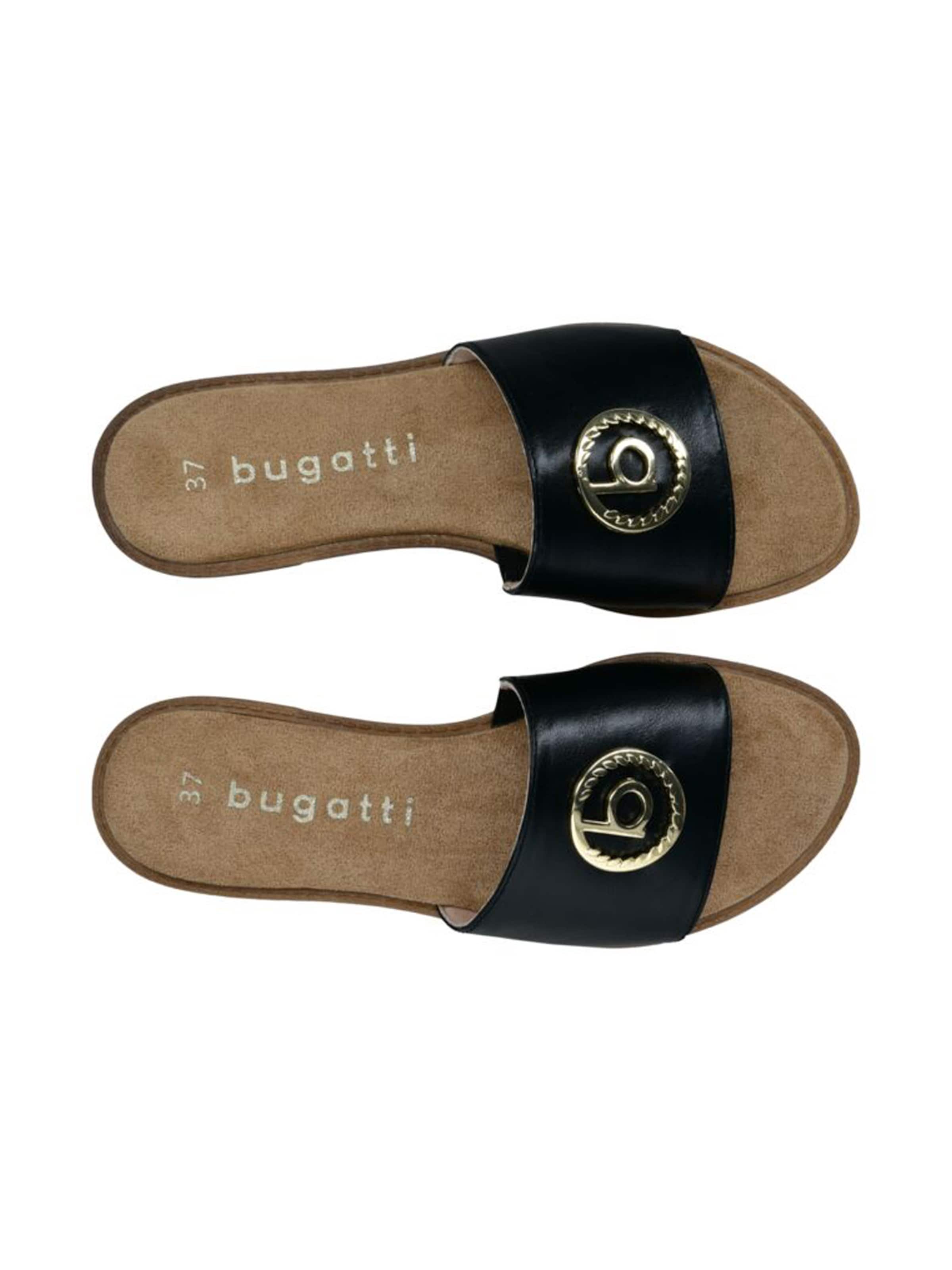 bugatti Pantolette i svart