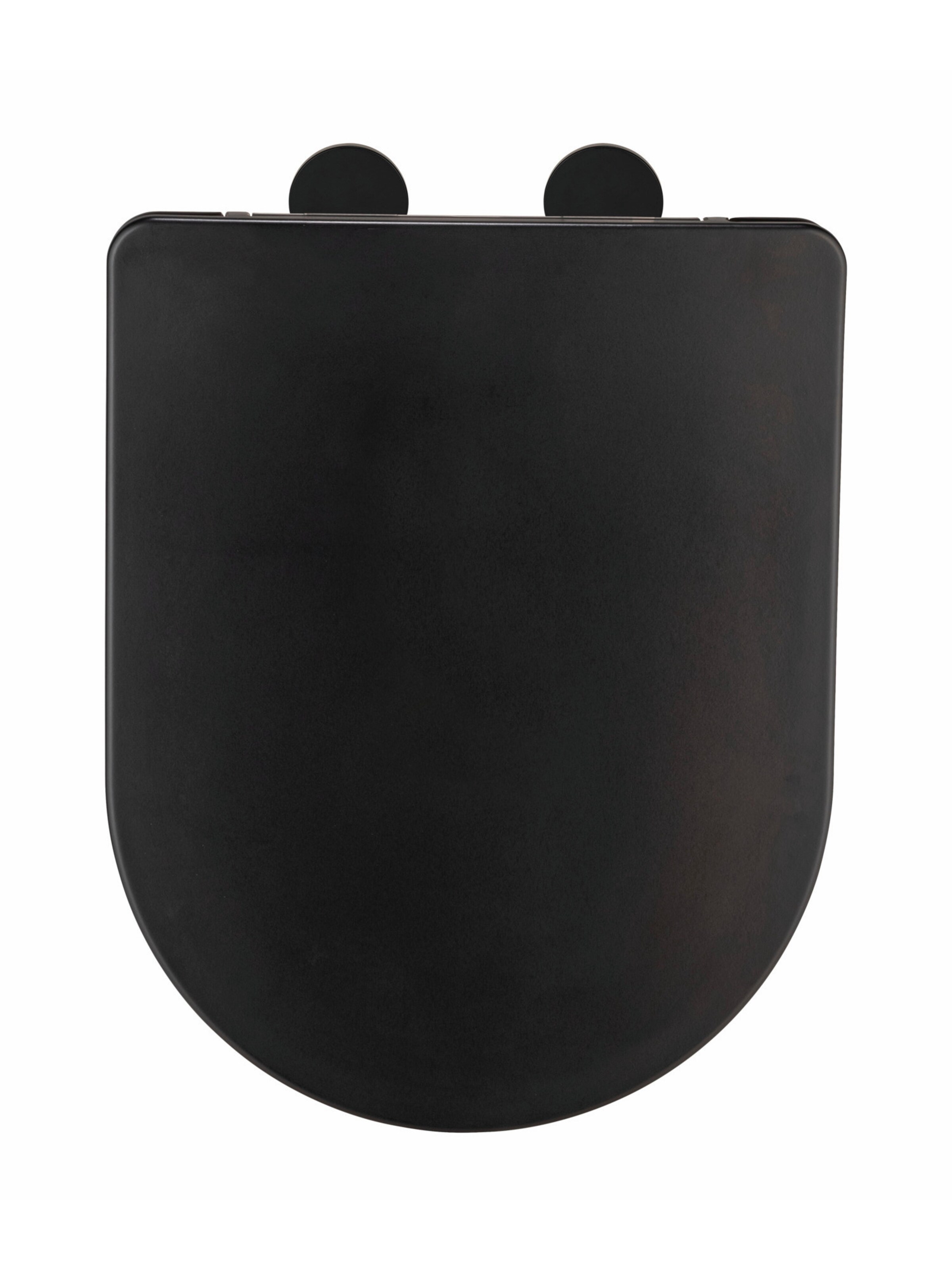 Wenko WC-Sitz 'Galati' in Schwarz