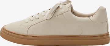 Pull&Bear Platform trainers in Beige