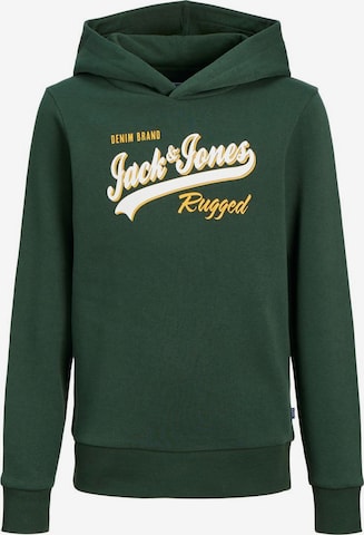 Jack & Jones Junior Μπλούζα φούτερ σε πράσινο: μπροστά