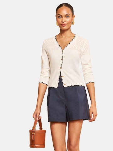 love & roses Knit cardigan in Beige: front