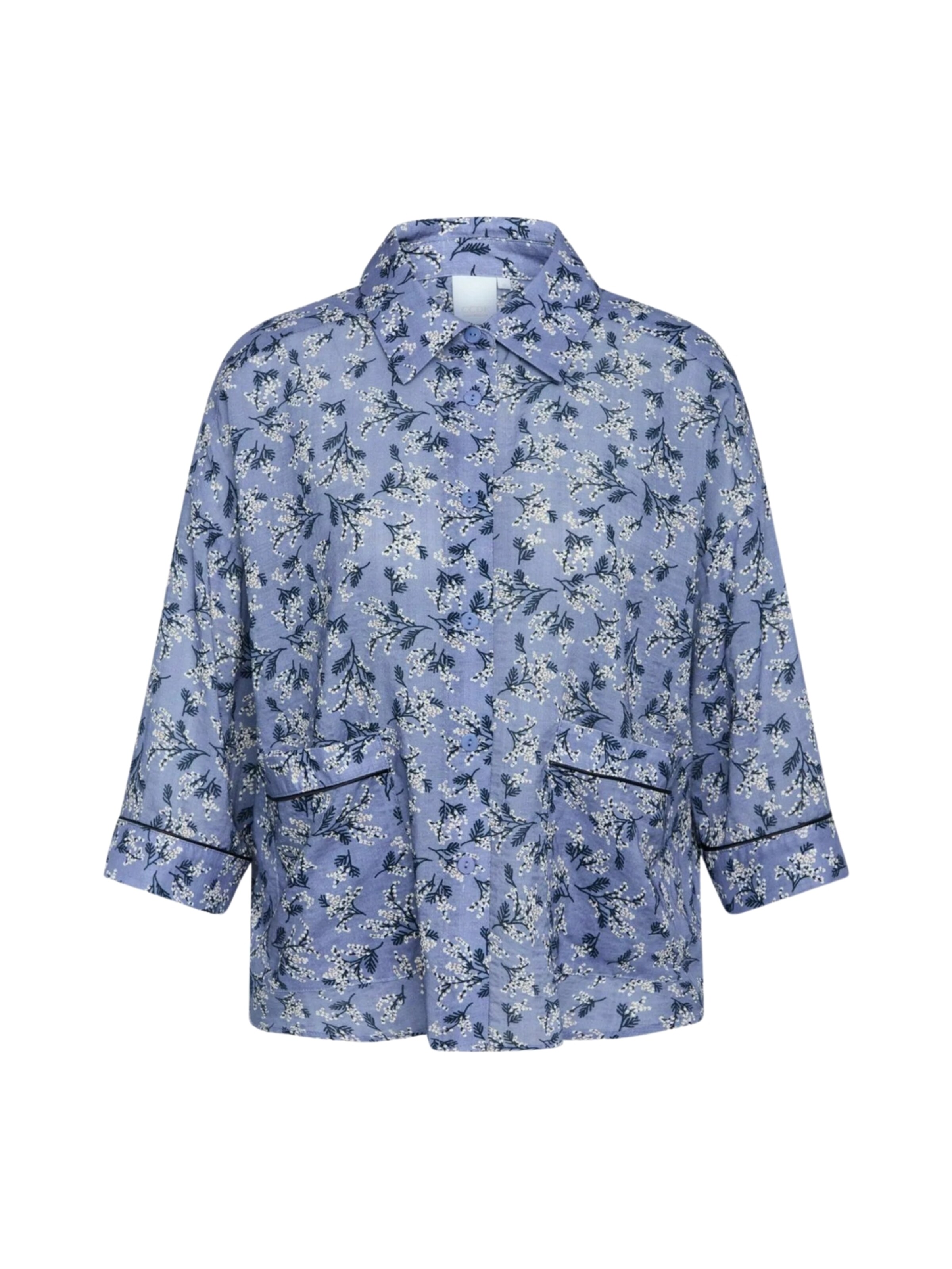 Chemisier CCDK Copenhagen en bleu : devant