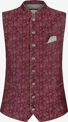 STOCKERPOINT Klederdracht gilet 'Edward' in Rood: voorkant