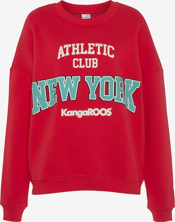KangaROOS Sweatshirt in Red: front