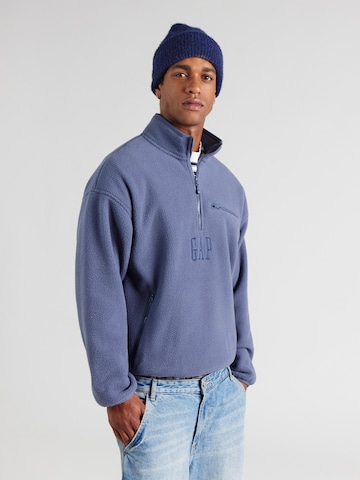 GAP Пуловер в синьо: отпред