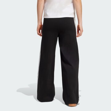 Wide leg Pantaloni sport de la ADIDAS SPORTSWEAR pe negru