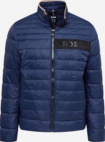 BOSS Black Between-Season Jacket 'Darolus' in Blue: front