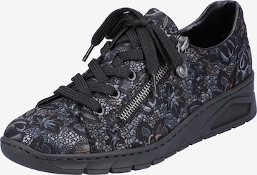 Sneaker bassa di Rieker in nero: frontale