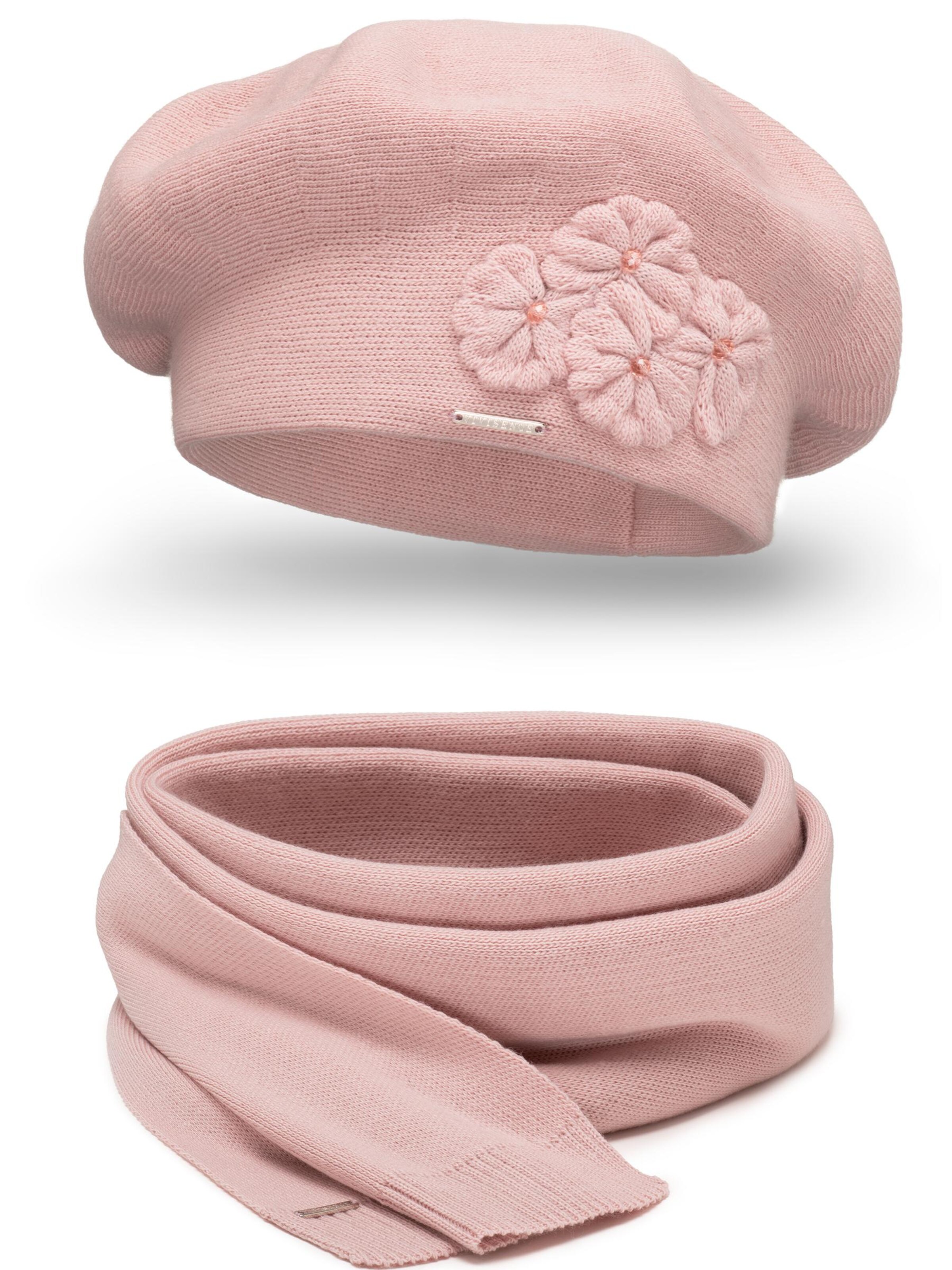 Vivisence Mütze '7006 Set'‌‌‌‌‌‌ in Pink: Vorderseite