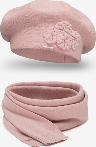 Bonnet '7006 Set' Vivisence en rose : devant