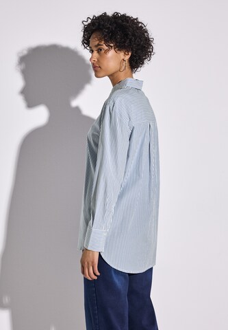 CECIL Gestreifte Hemdbluse in Blau