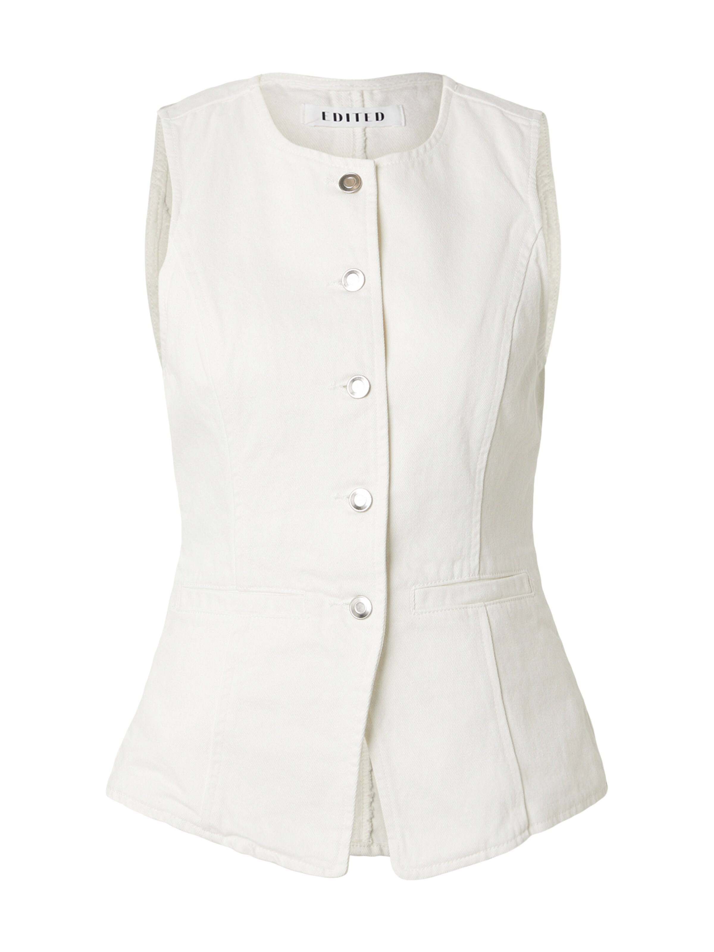 EDITED Vest 'Lyla' in White: front