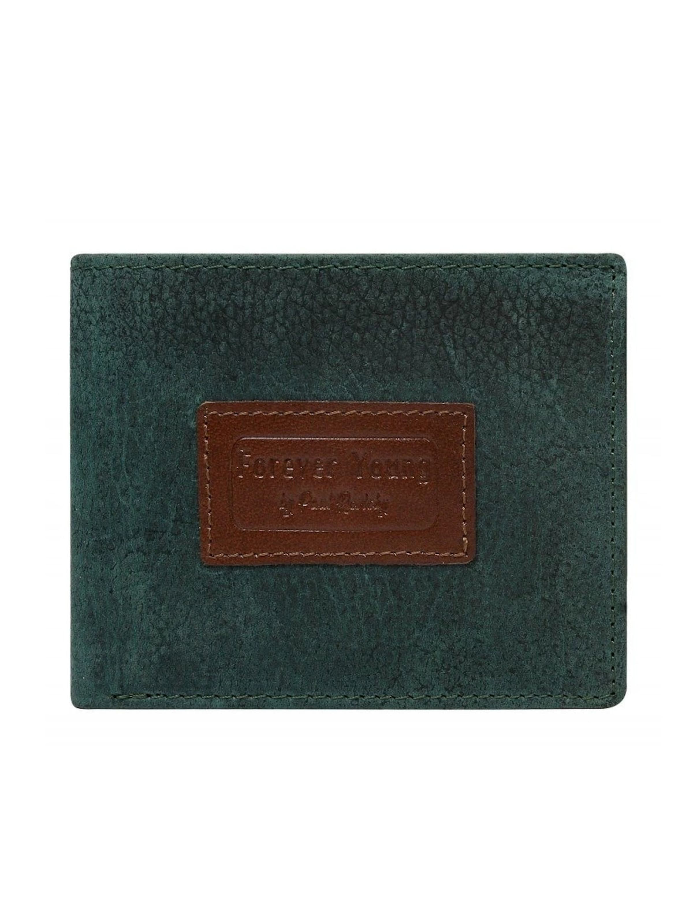 Tomshop24-7 Wallet 'Forever Young, RFID' in Green: front