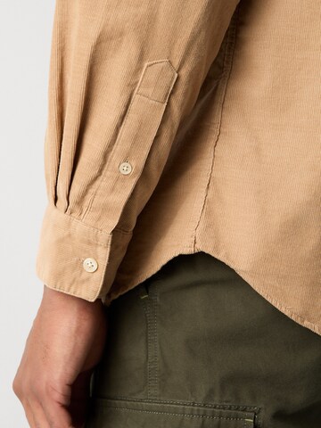 SCOTCH & SODA Regular fit Button Up Shirt in Beige