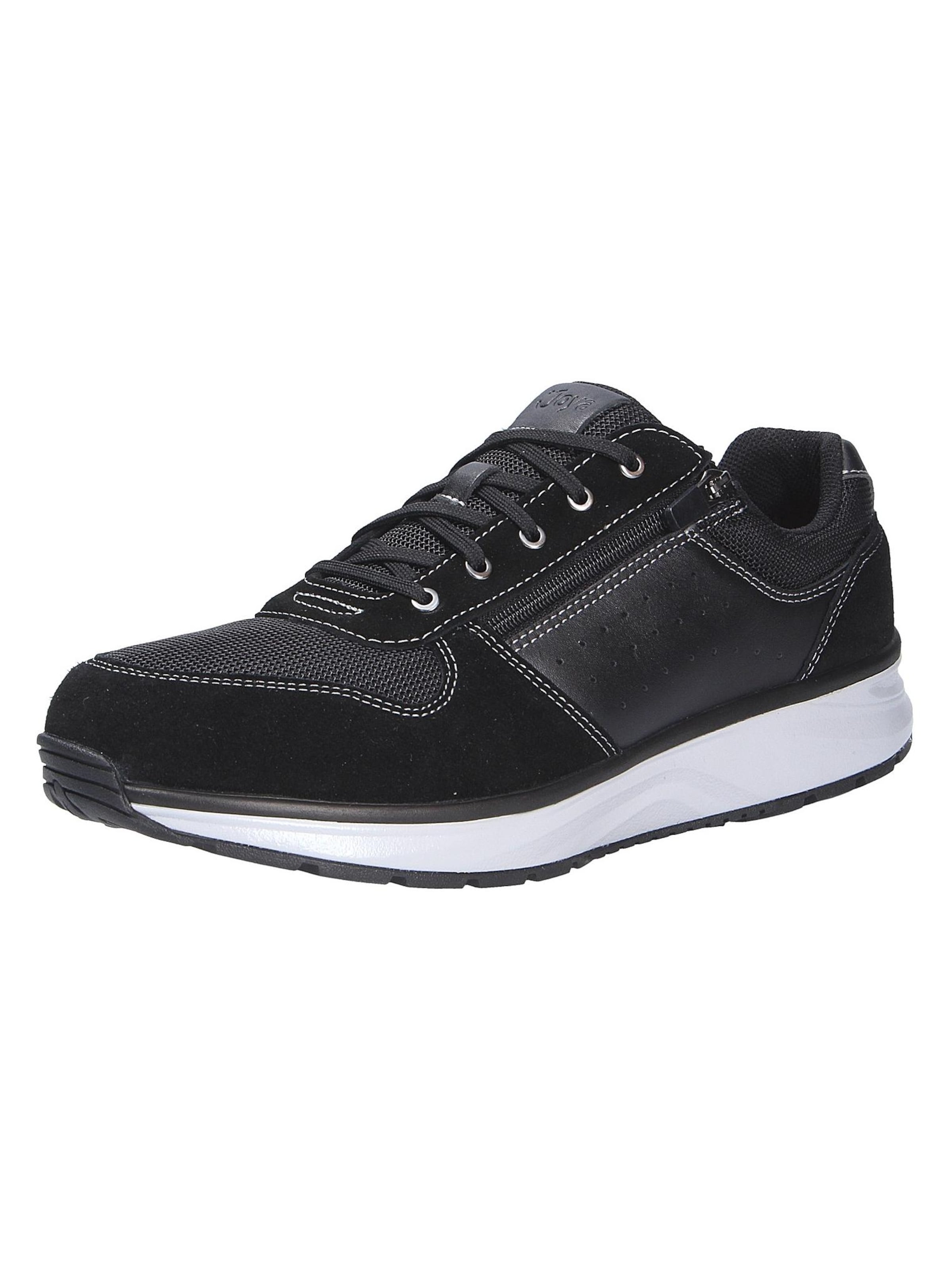 Joya Schnürschuh 'DYNAMO ZIP M BLACK'‌‌‌‌‌‌‌‌ in Schwarz: Vorderseite