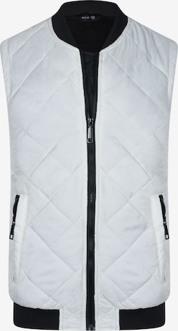 Ron Tomson Bodywarmer in Wit: voorkant