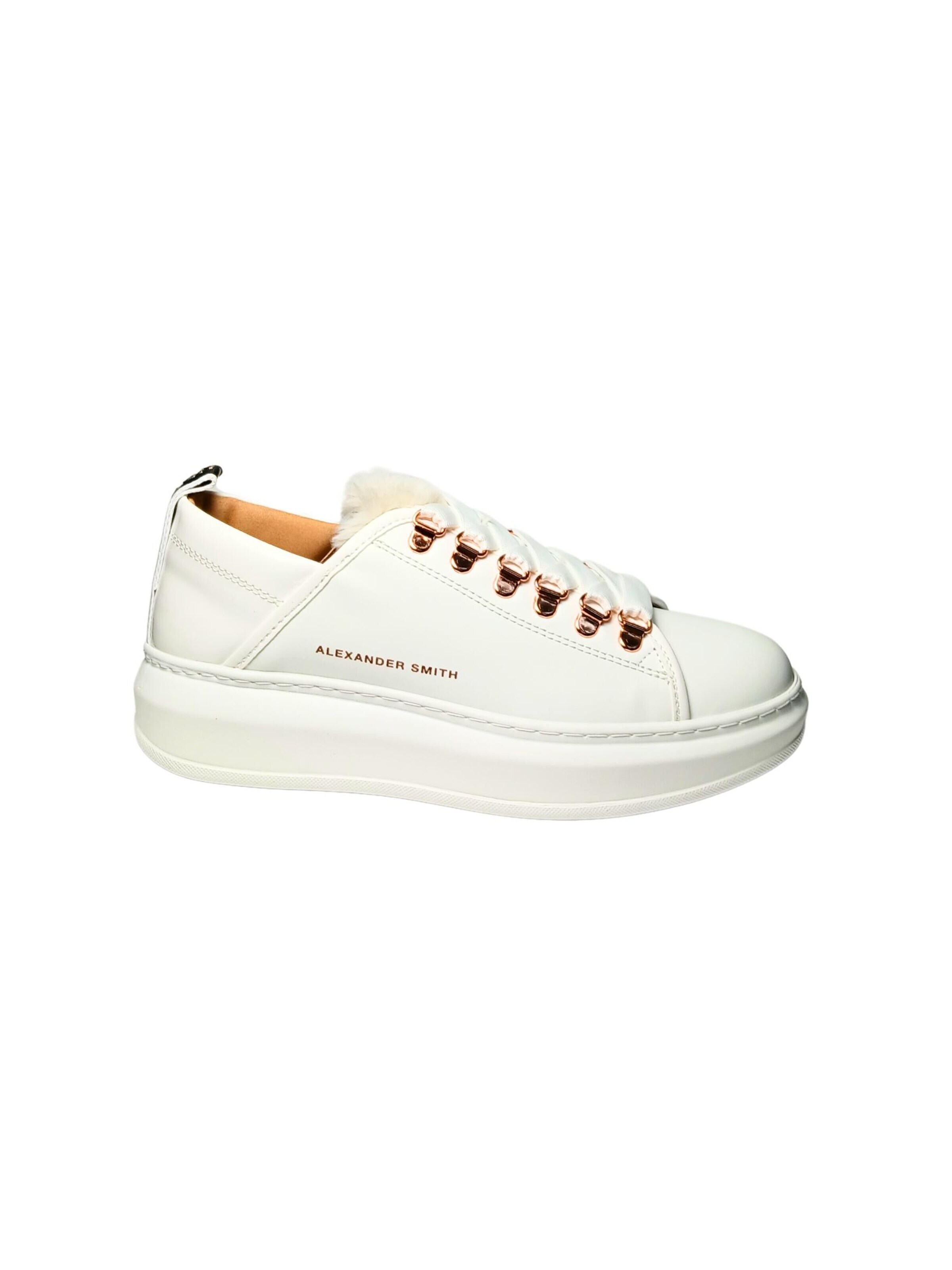 Alexander Smith Sneakers laag in Wit: voorkant